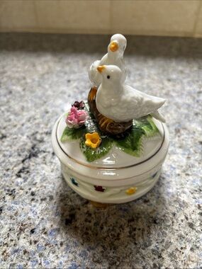 Royal Crown porcelain trinket box